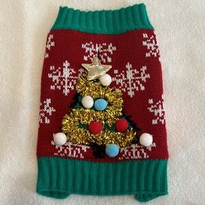 Dog/Puppy — Christmas Sweater with Sherpa inside